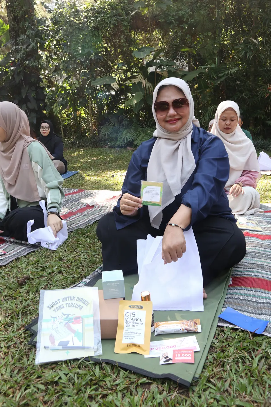 Peserta menceritakan pengalamannya
